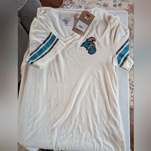 Rivalry Threads Women's Cream and Blue Chanticleers Jersey